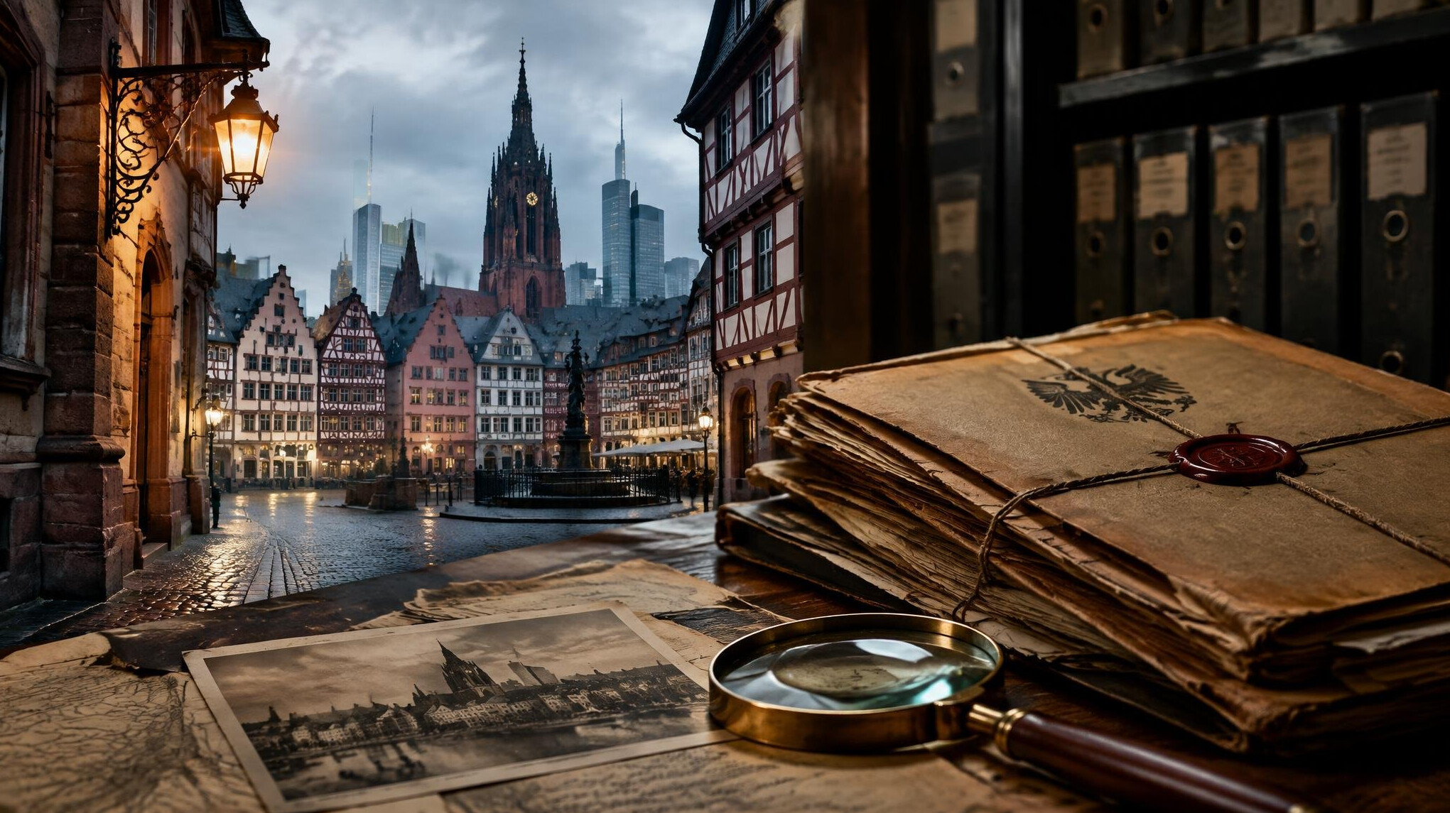 frankfurt old town streets