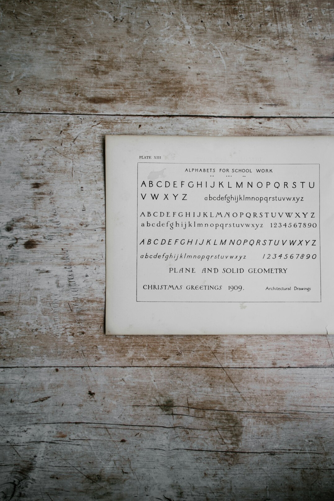 vintage letters